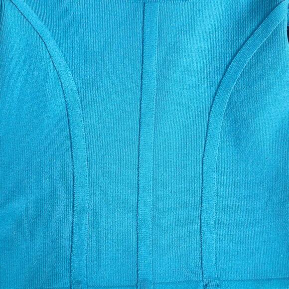 Sincerely Jules Turquoise Crop Top & Pencil Skirt Set Size S - Picture 3 of 6